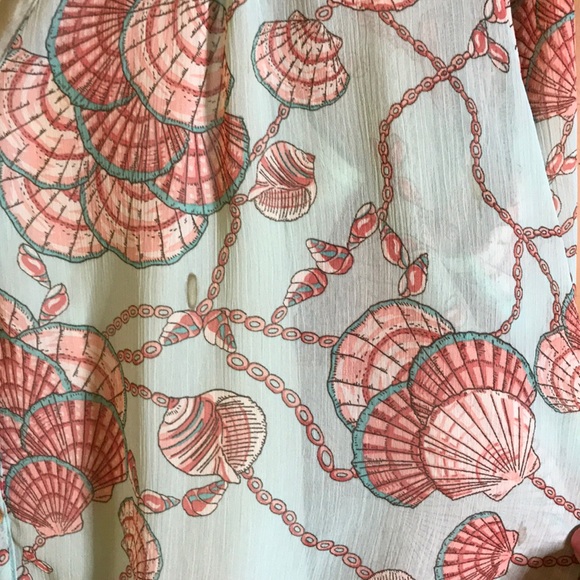 Roz & Ali Tie Front Blouse with Camisole - Picture 7 of 8